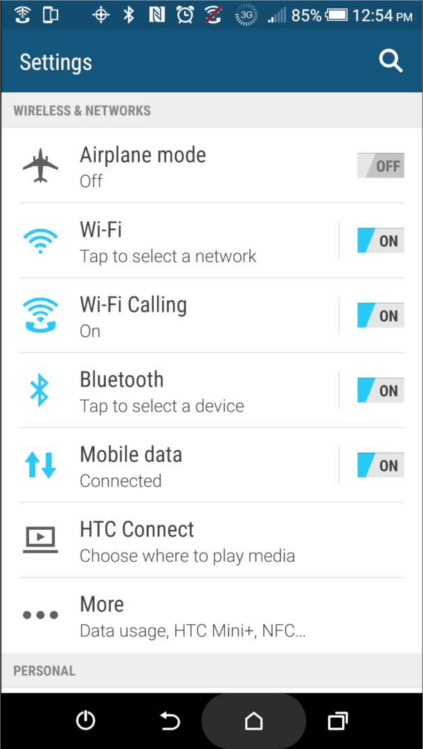 Android Sample to set up WiFi Calling